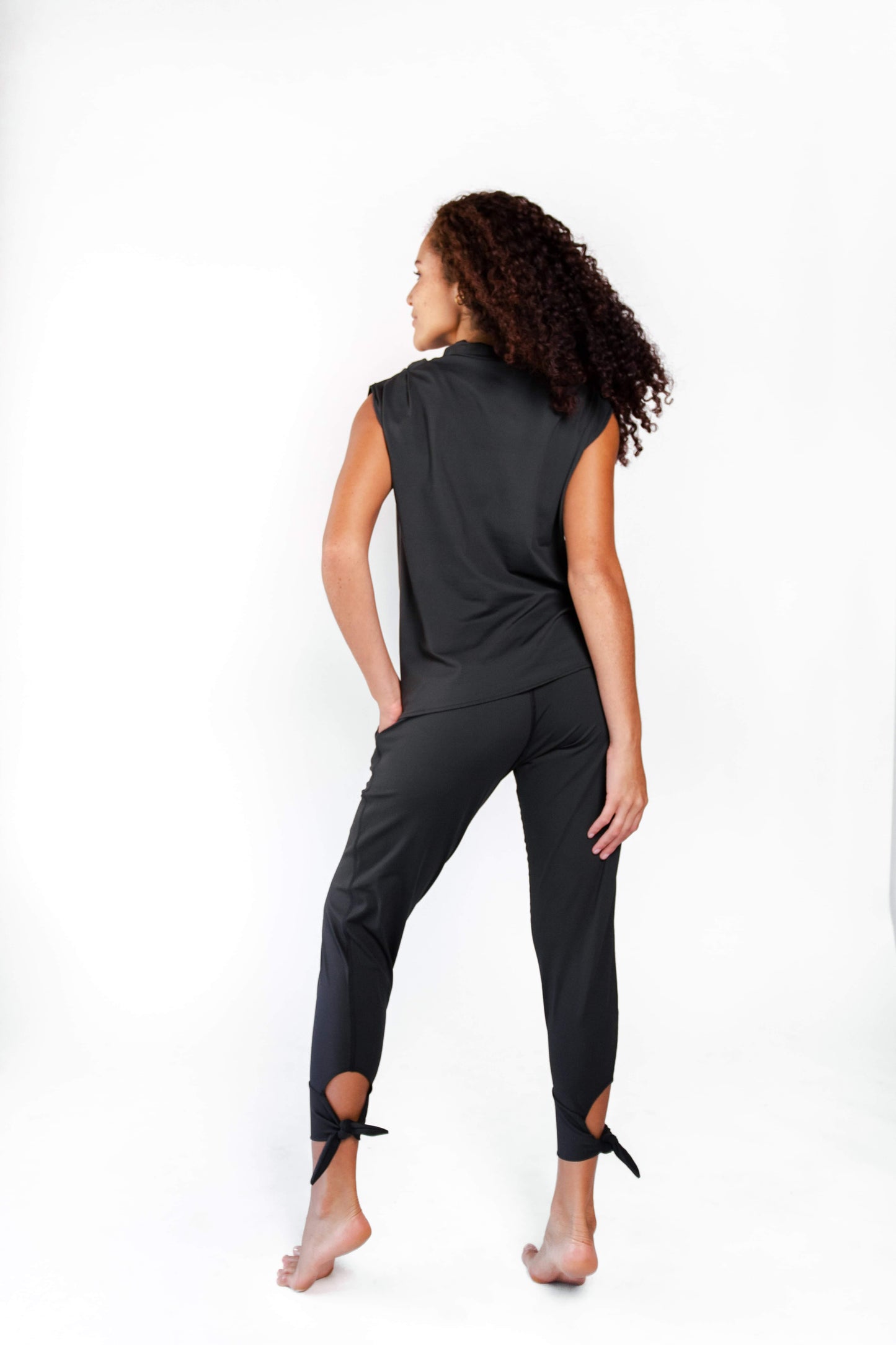 Sunday Jogger in Jet Black by Yoga Democracy