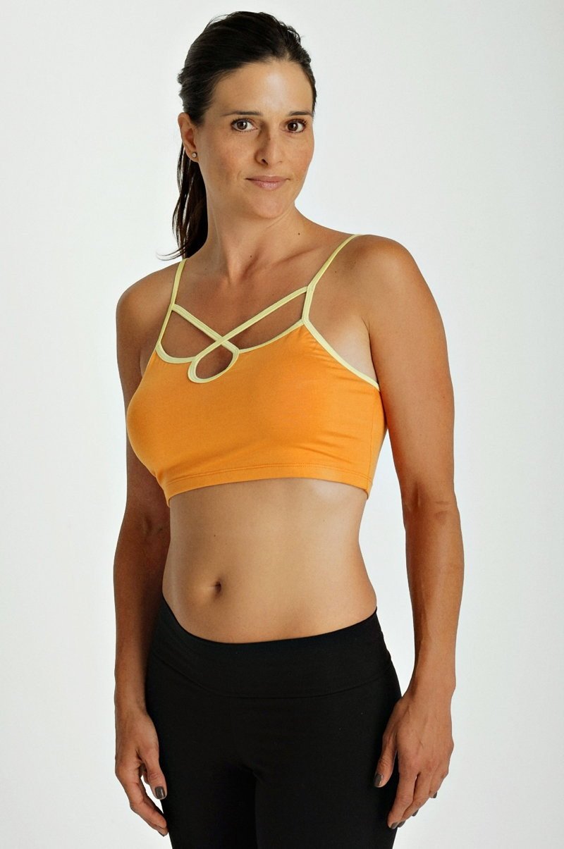 Bra Top (Tangerine) by 4-rth