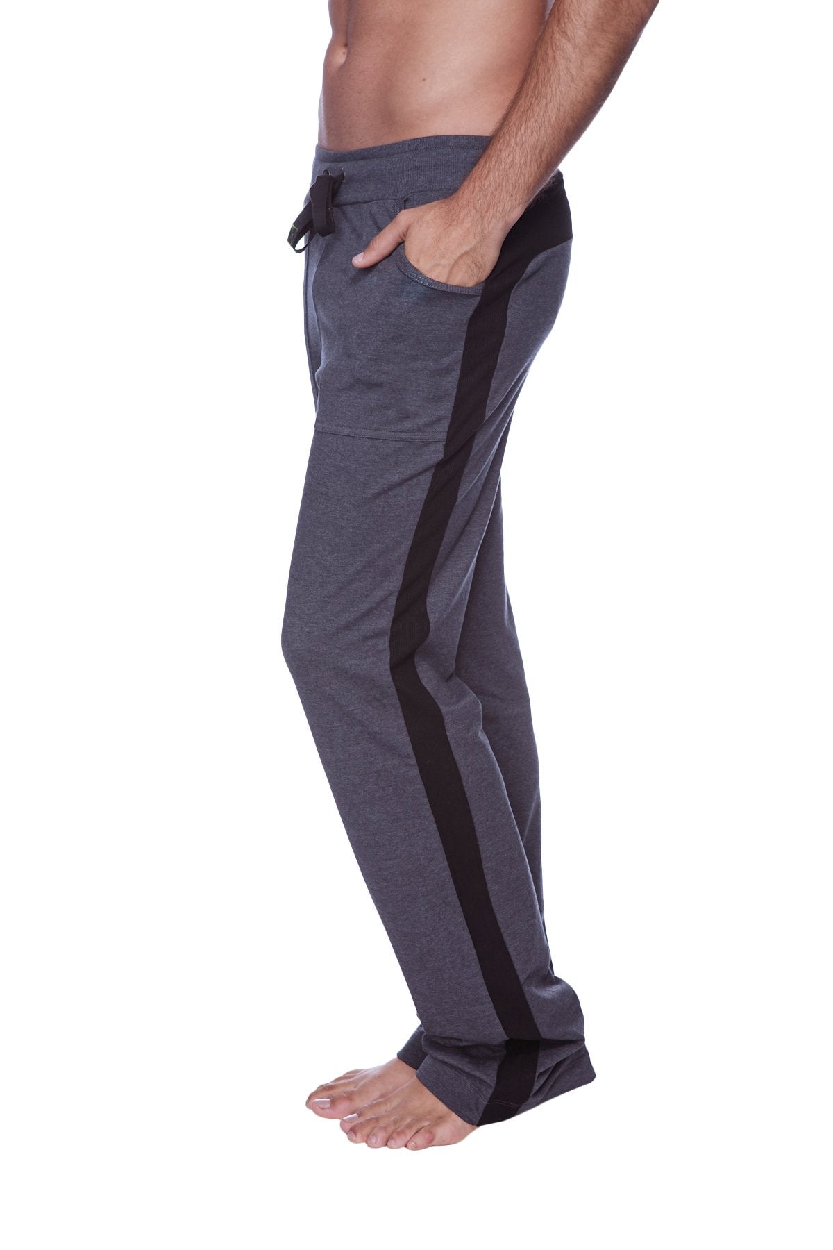 Eco-Track & Yoga Sweat Pant (Charcoal w/Black) by 4-rth