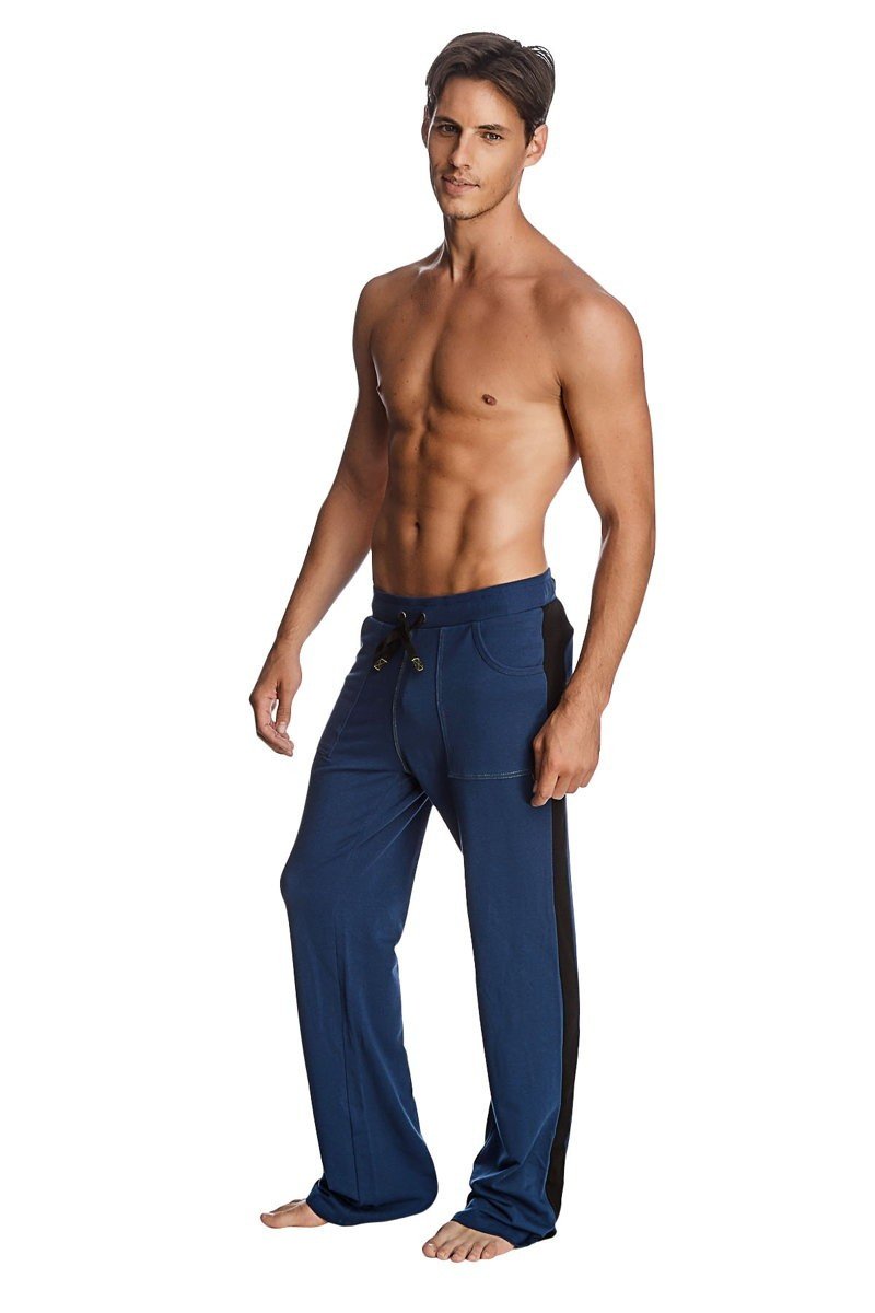 Eco-Track & Yoga Sweat Pant (Royal Blue w/Black) by 4-rth