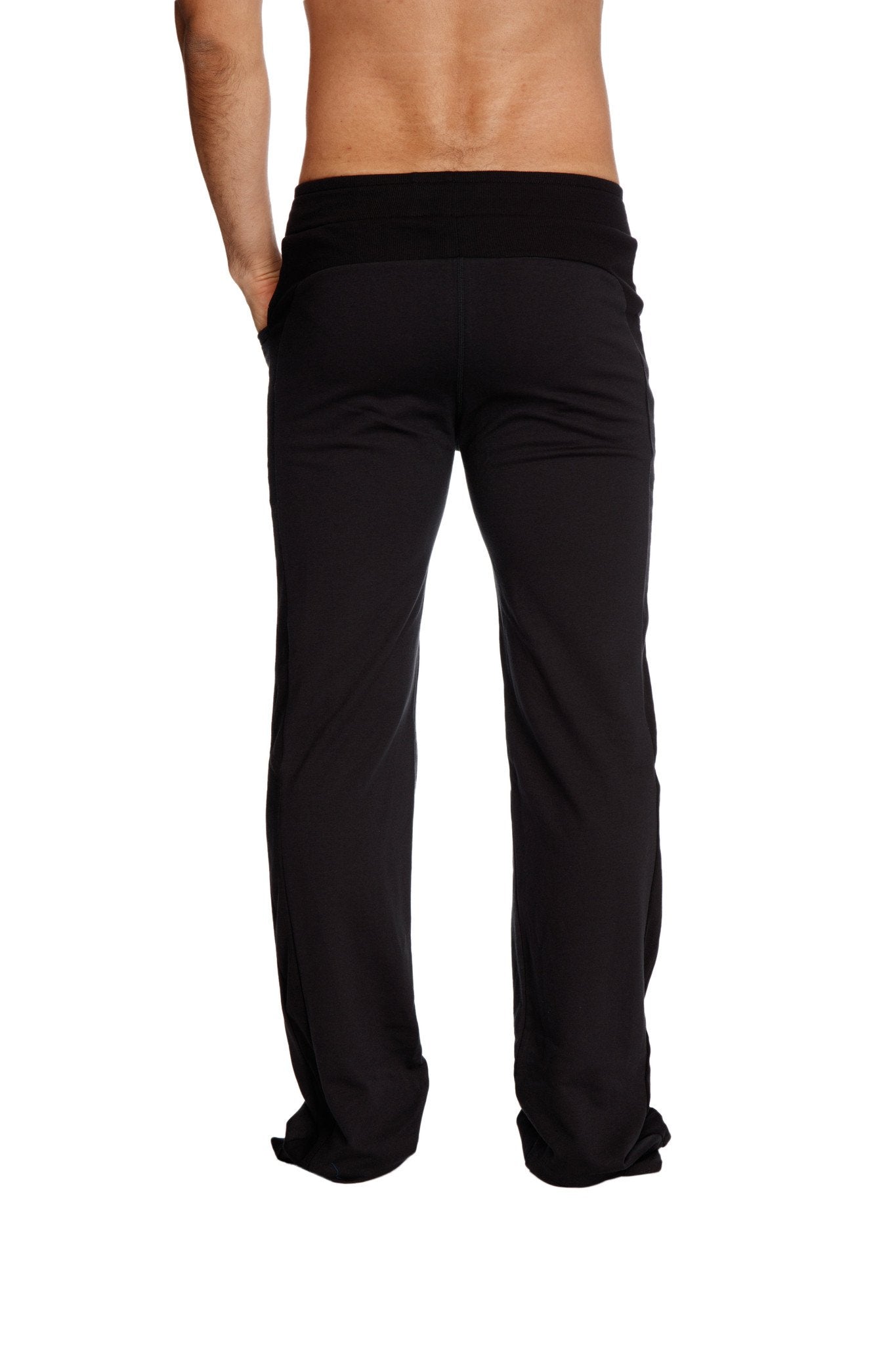 Eco-Track & Yoga Sweat Pant (Solid Black) by 4-rth