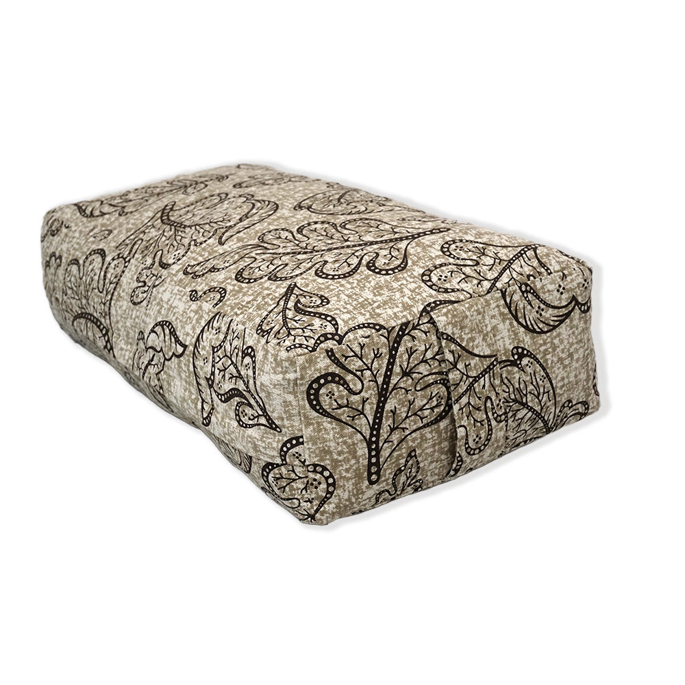 Supportive Rectangular Cotton Yoga Bolster