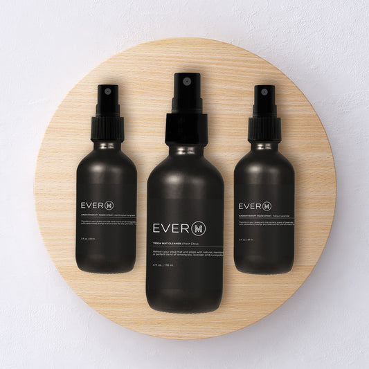 EverOM Yoga Mat Cleaner and Room Spray Trio