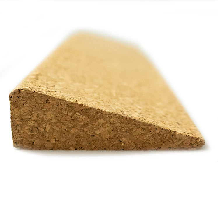 20" x 4" x 0.236" Cork Yoga Wedge