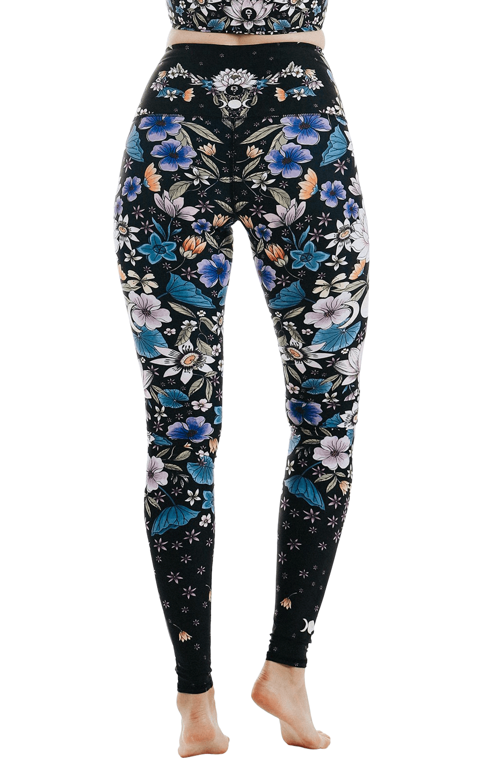 Divine Feminine Printed Yoga Leggings by Yoga Democracy