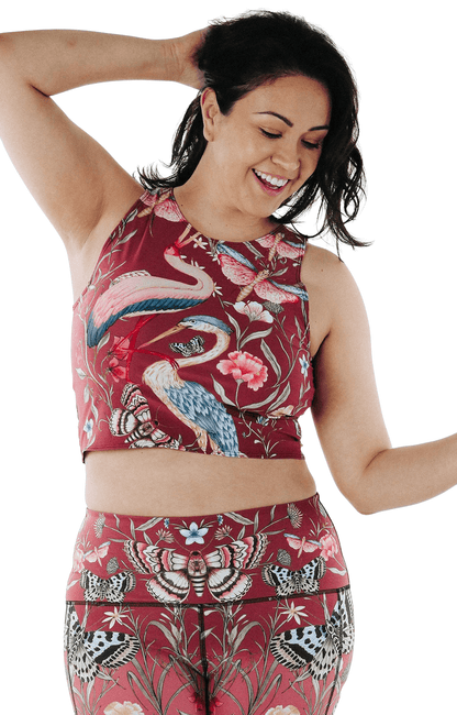 Reversible Knot Top in Pretty In Pink by Yoga Democracy