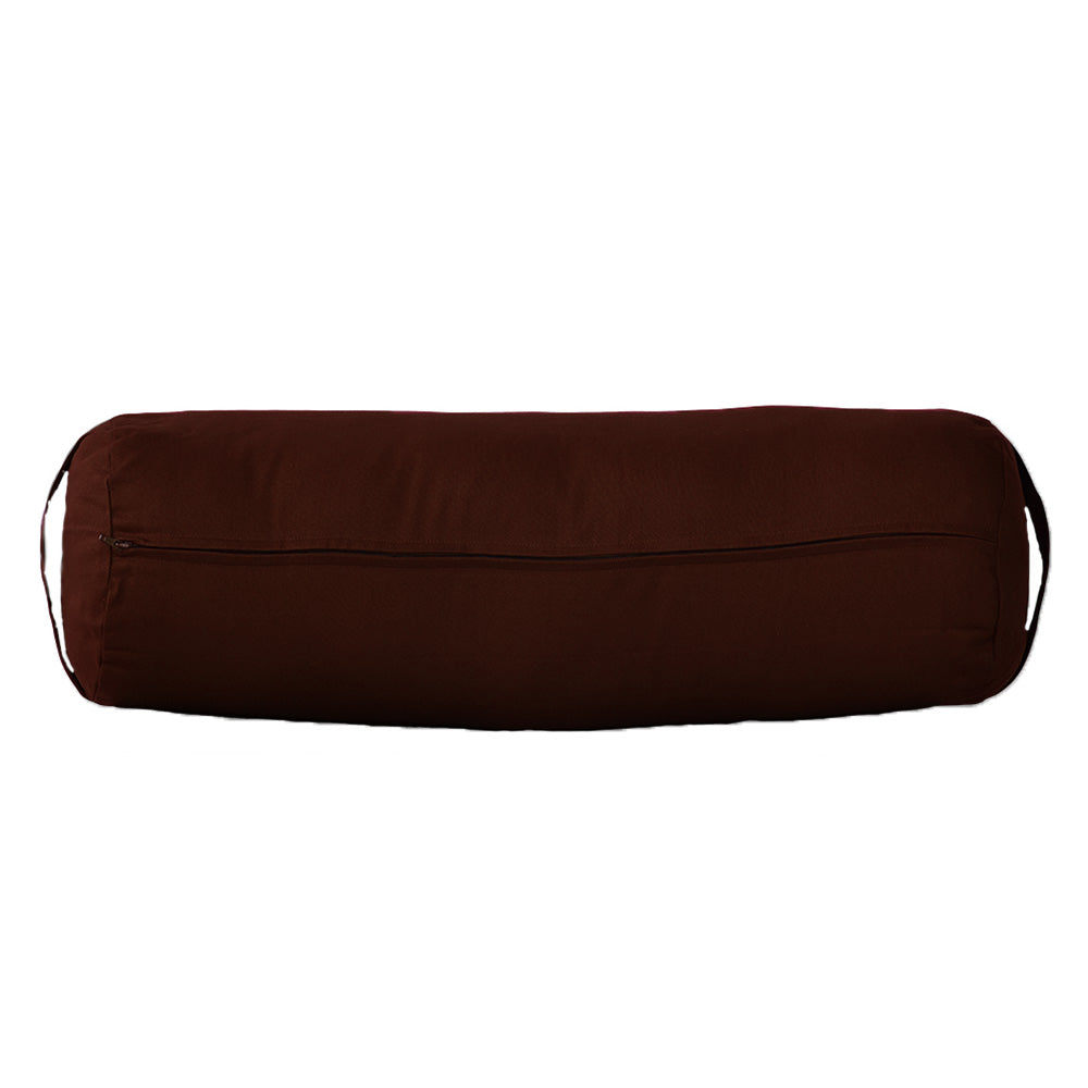 Supportive Round Cotton Yoga Bolster