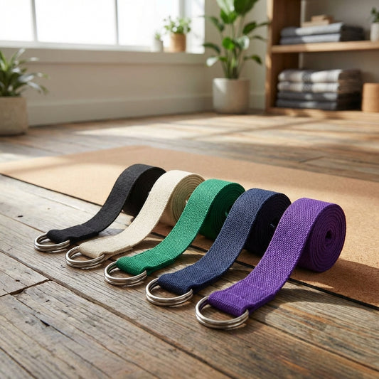 6' D-Ring Buckle Cotton Yoga Strap