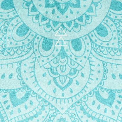 Curve Yoga Mat - 3.5mm - Mandala Turquoise - Large yoga Mat For Tall Yogis