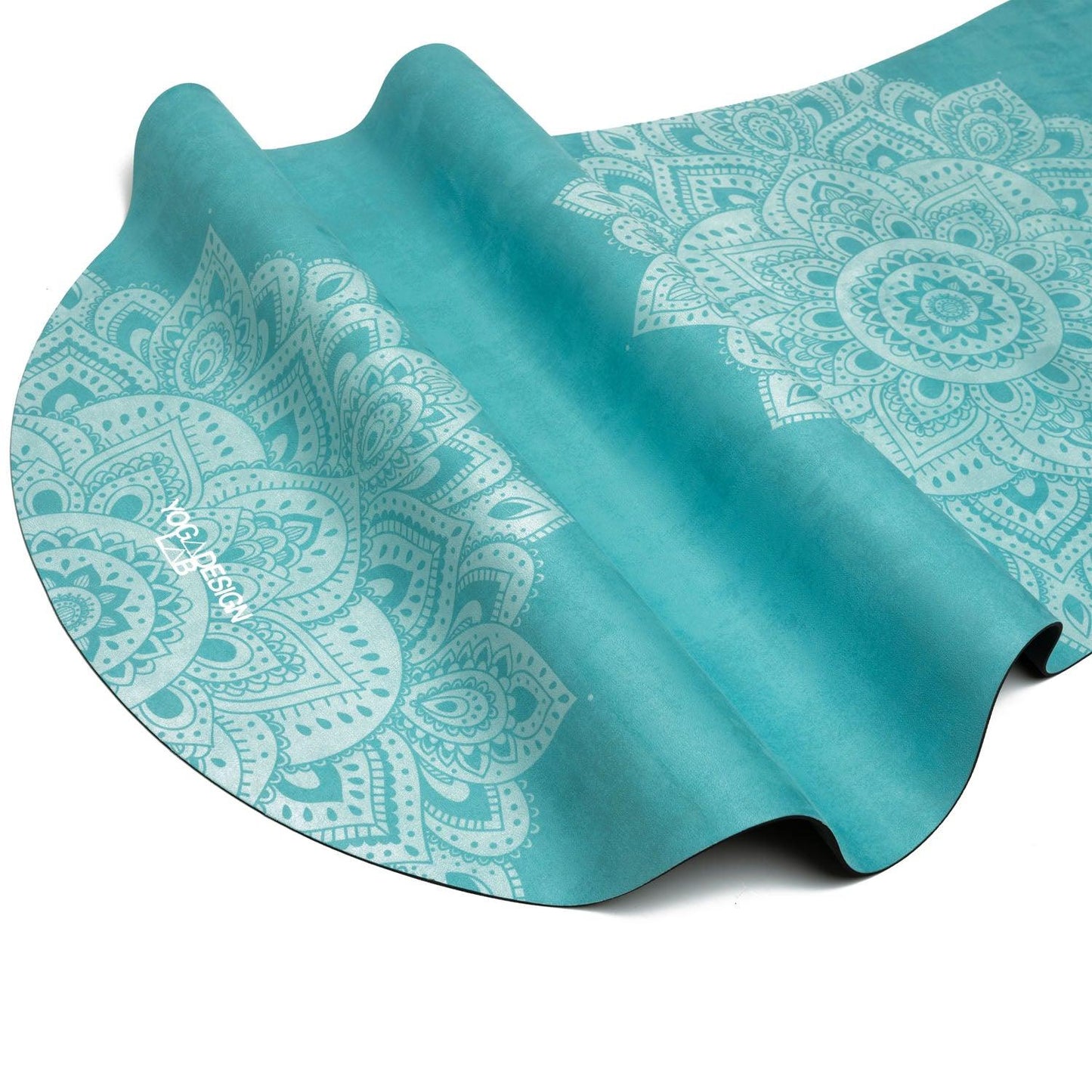 Curve Yoga Mat - 3.5mm - Mandala Turquoise - Large yoga Mat For Tall Yogis