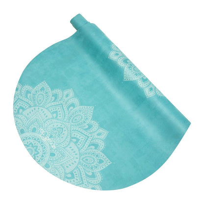 Curve Yoga Mat - 3.5mm - Mandala Turquoise - Large yoga Mat For Tall Yogis