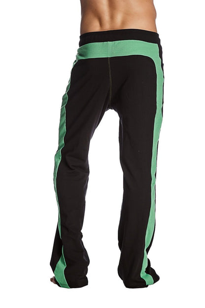 Eco-Track & Yoga Sweat Pant (Black w/Bamboo Green) by 4-rth