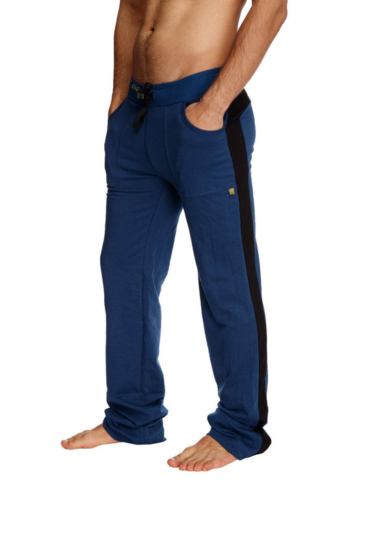 Eco-Track & Yoga Sweat Pant (Royal Blue w/Black) by 4-rth