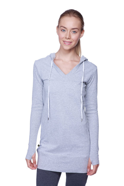 Women's Long Body Hoodie Top by 4-rth
