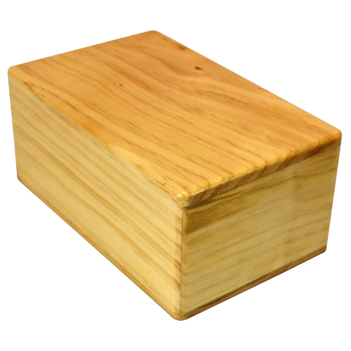 4'' New Zealand Pine Wood Yoga Block