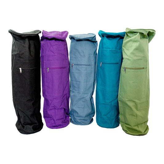 Cotton Zippered Yoga Mat Bag