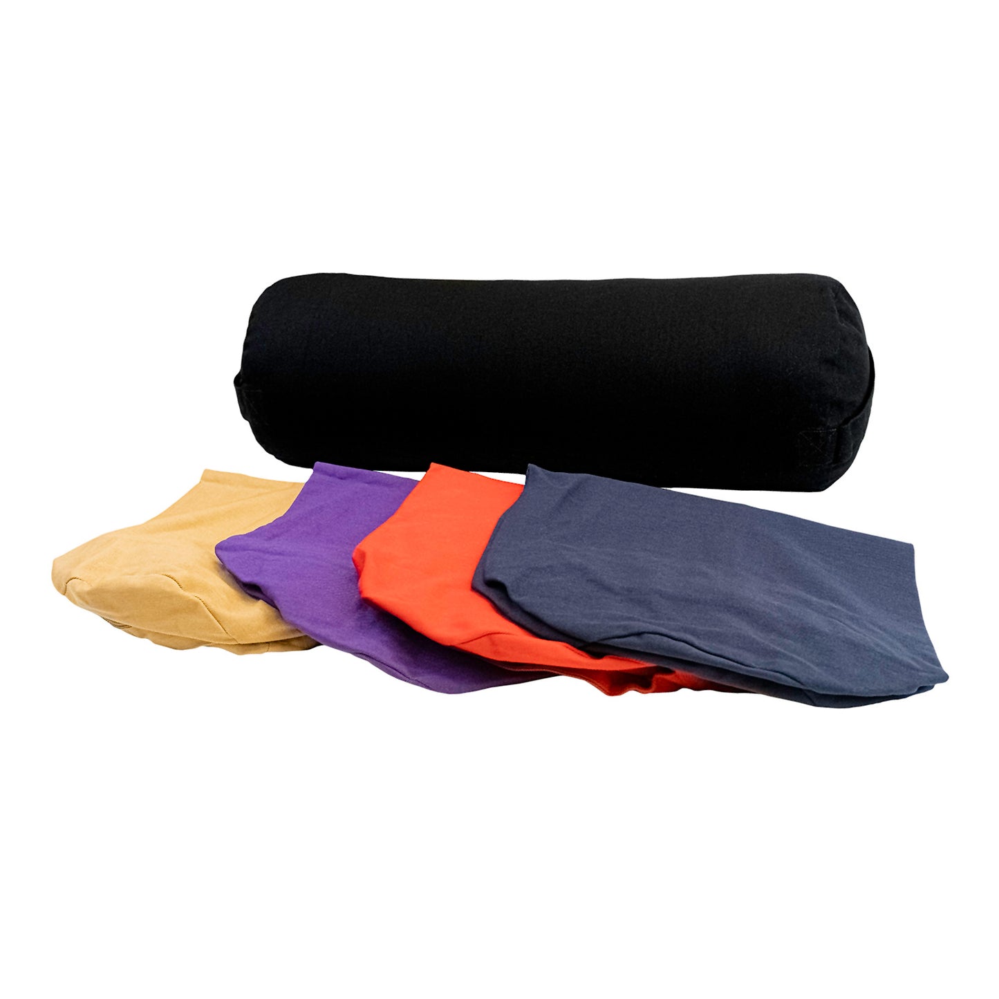 Washable Cover for Round Cotton Yoga Bolster