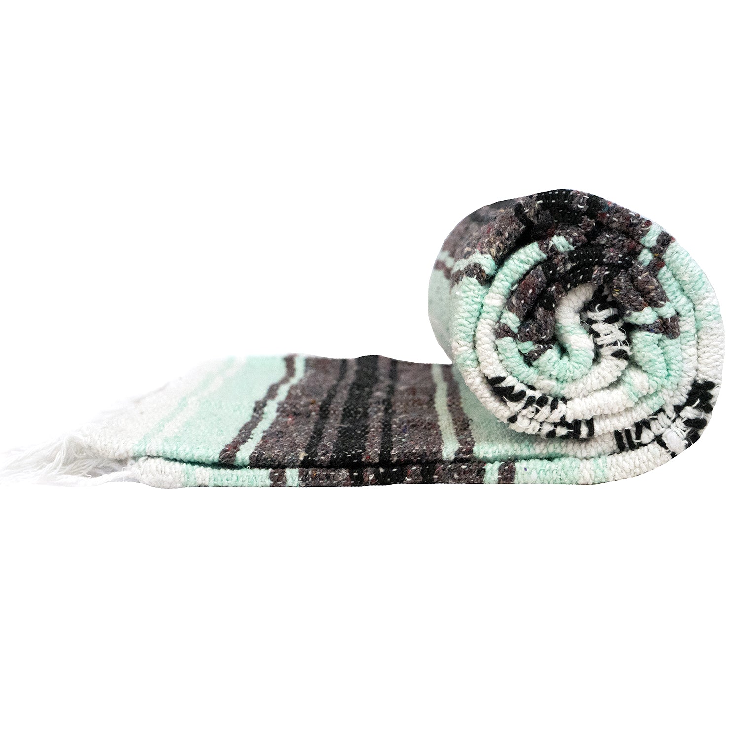 TEAL TRADITIONAL MEXICAN YOGA BLANKET – MexiMart