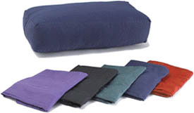 Washable Cover for Rectangular Cotton Yoga Bolster