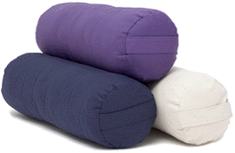 Small Round Cotton Yoga Bolster