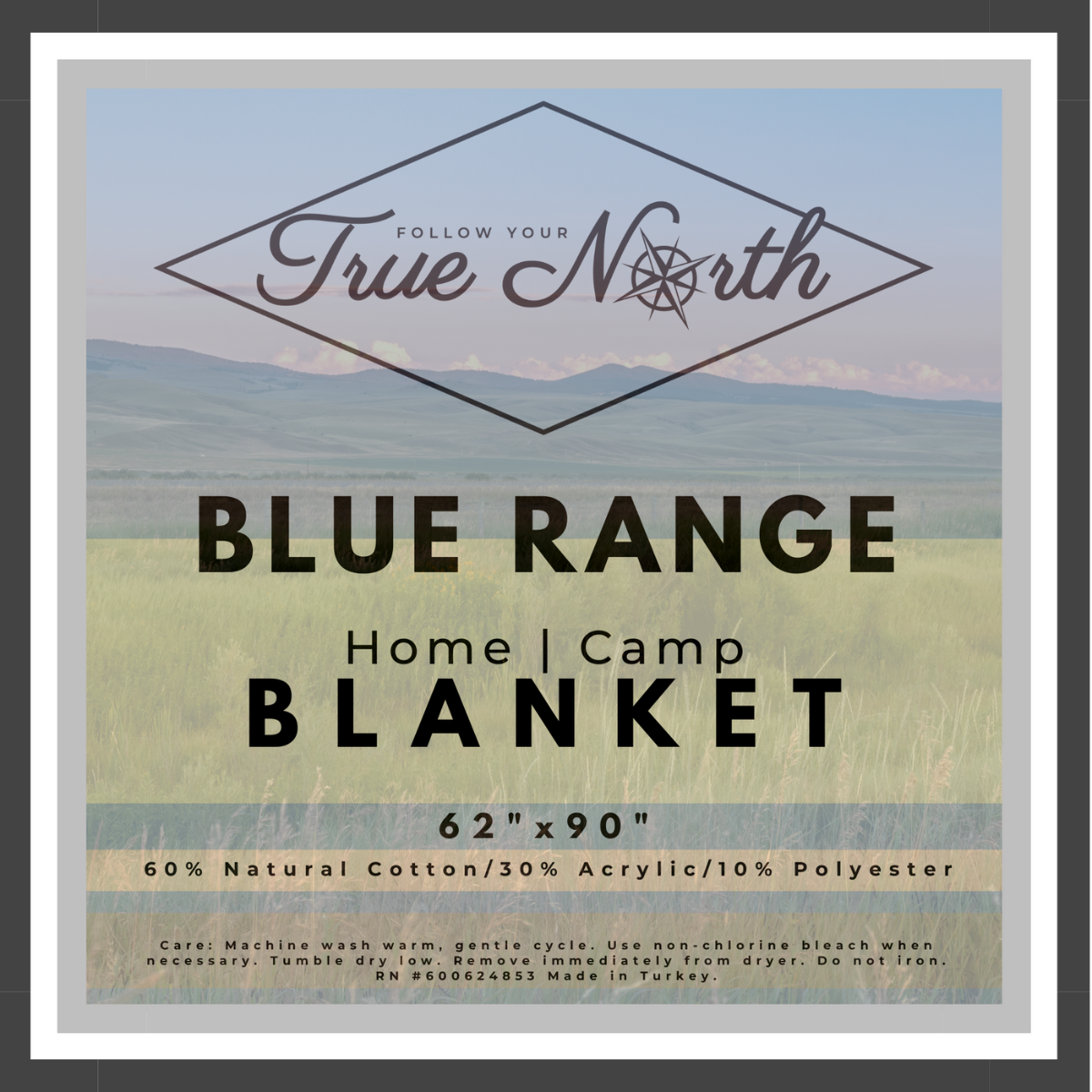 True North Blue Range Blanket