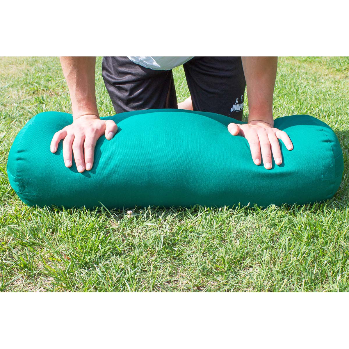 Yoga Accessories Supportive Round Cotton Restorative Yoga Bolster Pillow,  Blue, 1 Piece - Kroger