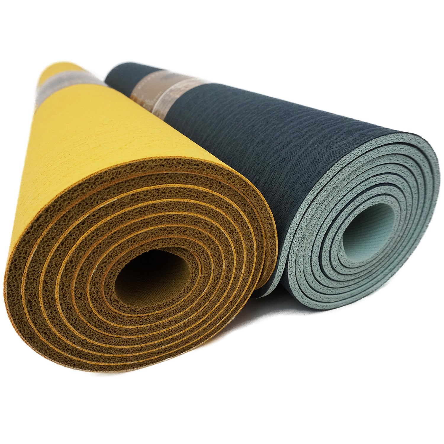 https://yogaaccessories.com/cdn/shop/products/yoga_accessories_textured_natural_rubber_yoga_mat_sea_water_golden_rays_side_by_side.jpg?v=1666886418&width=1946