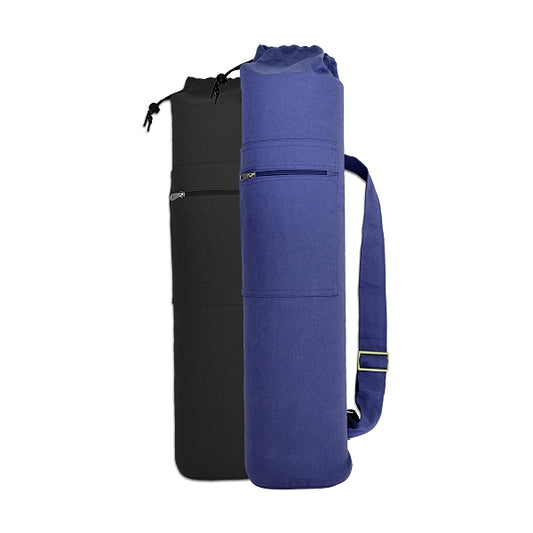 US Extra Large Yoga Mat Bag Carrier for Yoga Mats, Bolster, Yoga Blocks,  Workout Stuff, 12 Oz Canvas Exercise Yoga Tote 4 Zipper Pockets XXL -   Canada